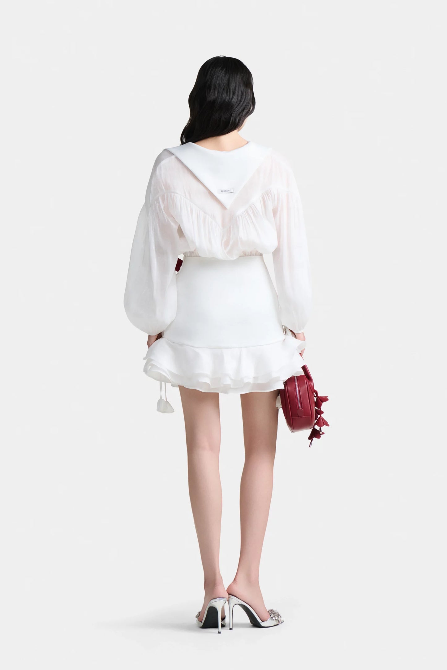 Love At First Sight Mini Dress In White